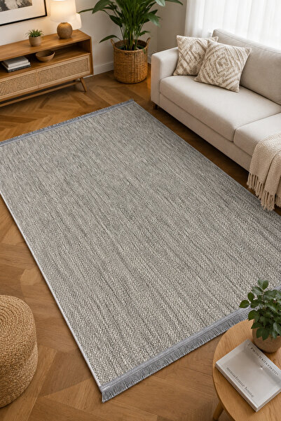 HALISHOP SOFT SİSAL 03 GRİ Salon Oturma Odası Koridor Mufak Halısı