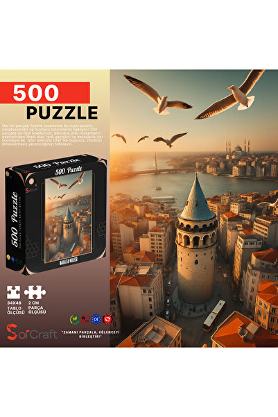 Soi Craft 500 Piece Puzzle Galata Tower # 282