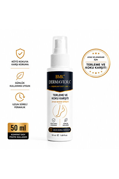Dermaviora Terleme ve Koku Karşıtı Ayak Bakım Spreyi 50 ml