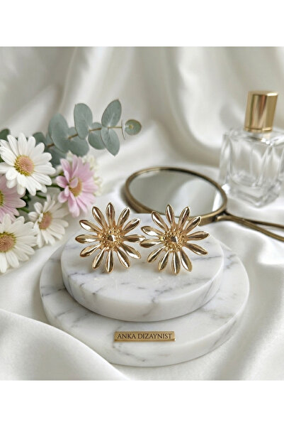 ankadizayn Daisy Gold Earring