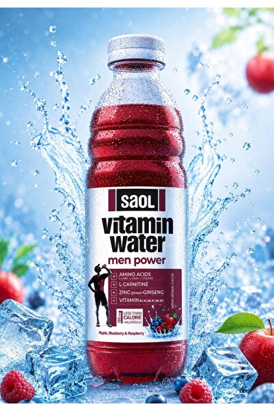 saol vitamin water Men Power - Meyve Aromalı Vitaminli Su – Şekersiz 500ml - ...