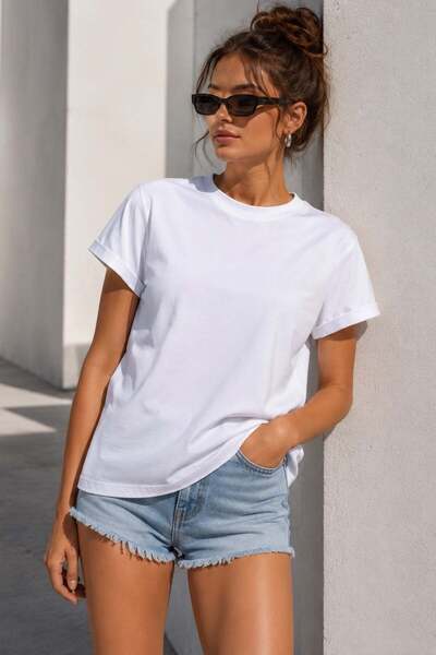 Madmext Λευκό Μπλουζάκι Mad Girls MG1351
