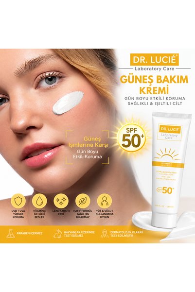 DR LUCİE SPF 50 High Protection All Skin Sun Cream - 100 ml