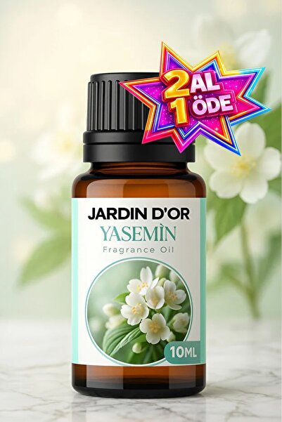JARDIN D'OR Yasemin Esansiyel Uçucu Koku Yağı Buhurdanlık Yağı Difüzör Esansı...