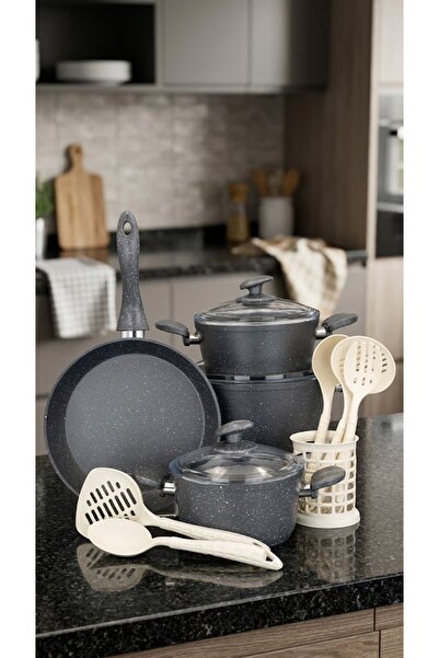 Bonera GRANİT 13 PRÇ SET - GRİ - C.K.
