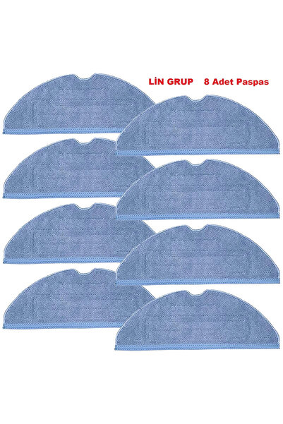 LİN GRUP S7 Pro Ultra Mop Paspas Yedek Bezi 8 Adet