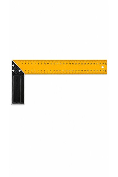 Genel Markalar Sarı Gönye Marangoz Gönye 300 mm 30 Cm Ölçü ve İşaretleme Gönyesi