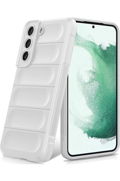 Rivor Samsung Galaxy S22 Kılıf Kamera Korumalı Parmak İzi Bırakmayan İçi Kadi...