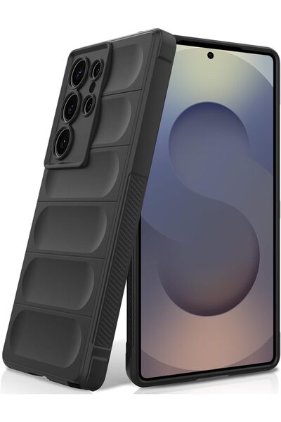 Rivor Samsung Galaxy S25 Ultra Uyumlu Kılıf Kamera Korumalı Parmak İzi Bırakm...