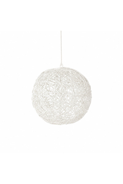 Blends Small Size Hanging Decorations Metal Ball White Color from Azha