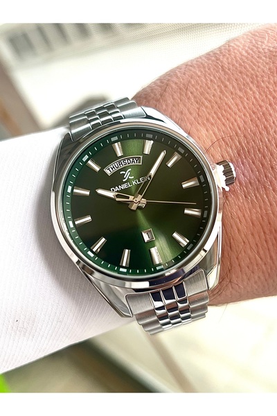 Daniel Klein 3 Atm Water Resistant Men's Wristwatch with Steel Band