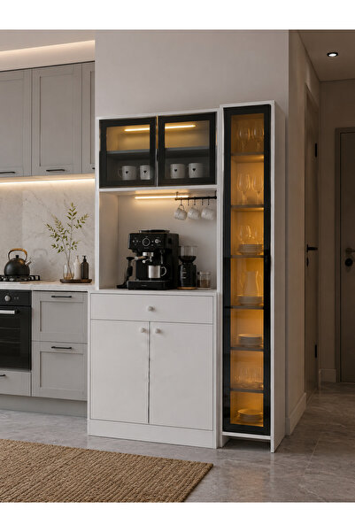 Home Center Mobilya Bogota Kahve Köşesi - Kahve Dolabı - Çok Amaçlı Dolap - R...