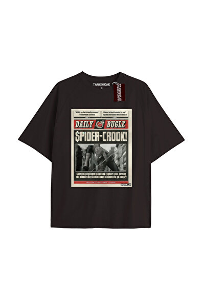 TIMESWASTINGIRL Spider-Man Gazete baskı Model No Way Home Tshirt