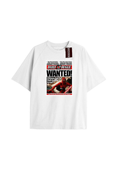 TIMESWASTINGIRL Tricou Spider-Man cu imprimeu de ziar Model No Way Home