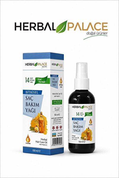 Herbal Palace Hair Care Oil with Vitamin E - 14 Types of Herbal Oils