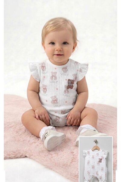 mandalinsbaby Baby Girl Shorts Jumpsuit