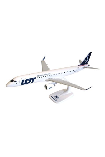 PPC Holland LOT Polish Airlines Embraer E195-E2 aircraft model, plastic, 40 c...