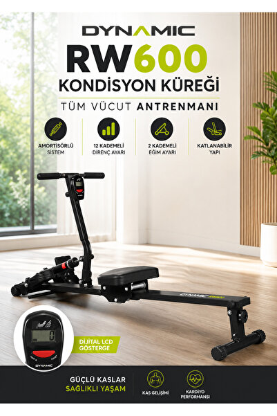 Dynamic Rw600 Amortisörlü Kondisyon Küreği 12 Kademe Direnç Ayarlı