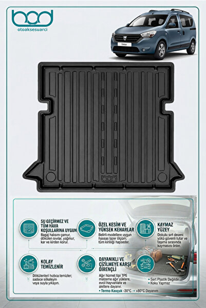 Bod Dacia Dokker Bagaj Havuzu Paspası 2013-sonrası
