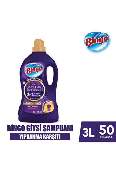 Bingo Giysi Şampuanı Yıpranma Karşıtı 3LX2