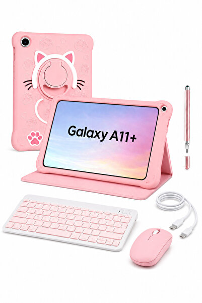 Samsung Galaxy Tab A11 Plus 11'' 6GB 128GB TABLET+KILIF+KLAVYE+MOUSE+ŞARJ BAŞ...