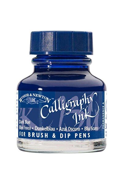 Genel Markalar Winsor & Newton Kaligrafi Mürekkebi 30 ml Azur Blue 222