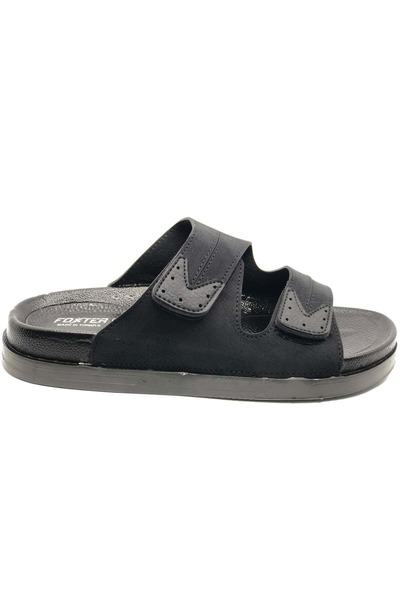 Kids Club Shoes كوسامانلار 6005 شبشب رجالي أورتاسبديك باللون الأسود