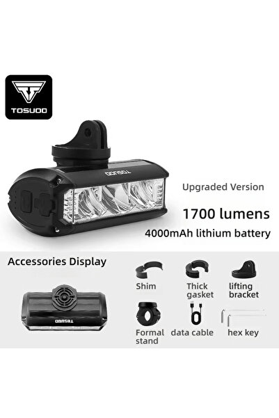 Choice 1700 lumens Bicycle Light 1000/1700 Lumen Bike Light Waterproof Flashl...