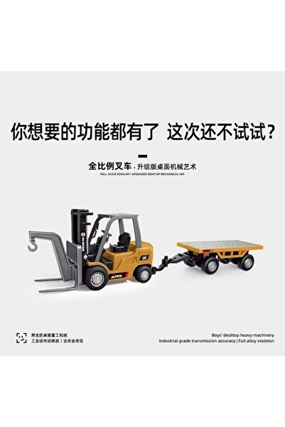 Choice Forklift 1:64 Metal Remote Control Engineering Car Set - Mining Truck ...