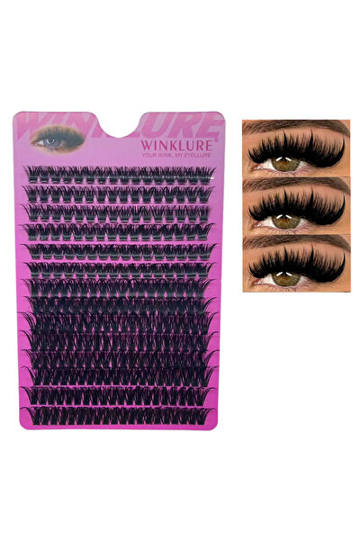 choice2 MIX 80D WINKLURE DIY Lashes Extensions Kit 800pcs Lash Clusters 80D/1...