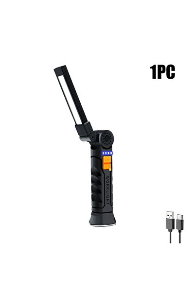 Choice Mini Pack Portable COB LED Flashlight USB Rechargeable Work Lights 5 L...