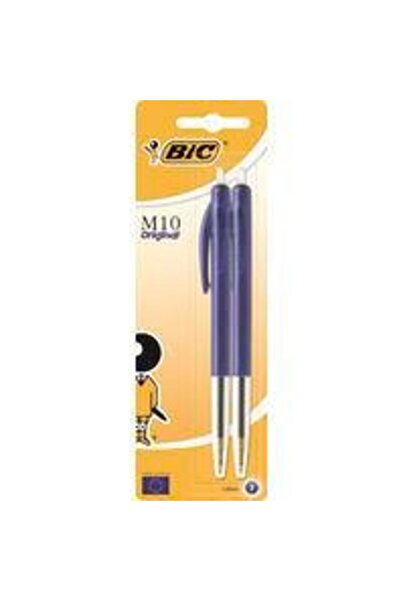 Bic Tükenmez Kalem Basmalı Bilisterli 2Li Mavi M10