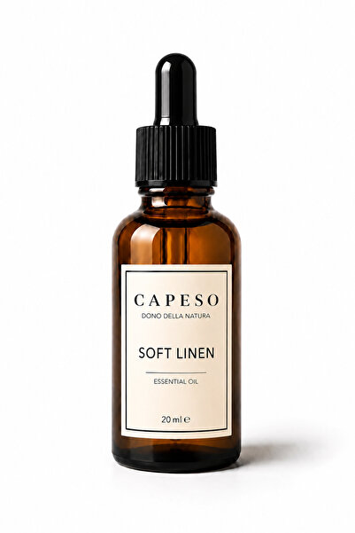 Capeso Soft Linen Müge Çiçeği Esansiyel Yağı 20 ml - Buhurdanlık ve Difüzör K...