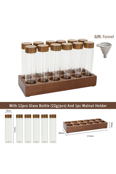 Choice4 Set Of 12 Holes 22g Alikisscafe Coffee Beans Storage Tube Container D...