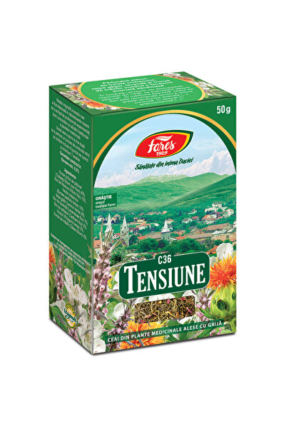 Fares Ceai Tensiune, 50 g – Amestec de plante naturale pentru menținerea tens...
