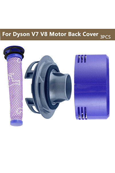 choice2 3pcs For Dyson V7 V8 Handheld Vacuum Cleaner Replacement Motor Back C...