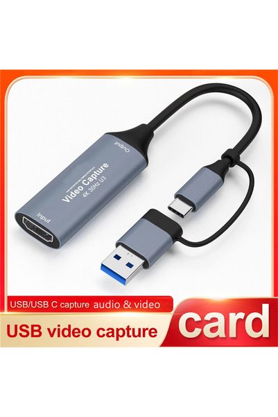 Choice1 Option 2 2 in 1 USB 3.0 Video Capture Card 4K Compatible to USB 2.0 T...