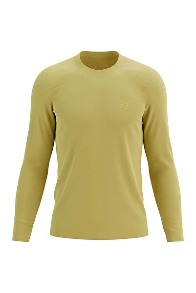 Compressport Tricou de alergare bărbați Performance FW 2025-Galben-S