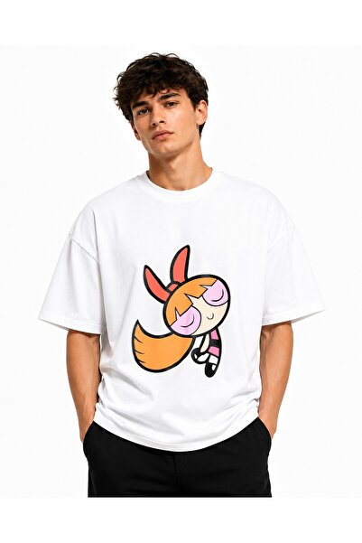 Inscriptie Unisex Βαμβακερό T-shirt Υψηλής Ποιότητας  "Power puff girls "
