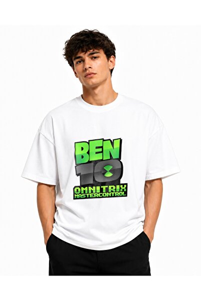 Inscriptie Tricou Unisex Bumbac Premium Casual " Ben 10 logo "