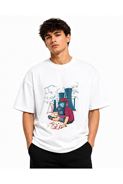 Inscriptie Tricou Unisex Bumbac Premium Casual " Radioactiv "