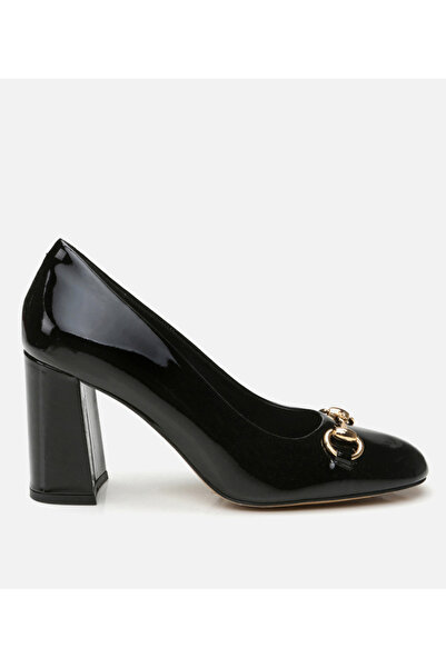 Hotiç Women's Leather Black Thick Heel