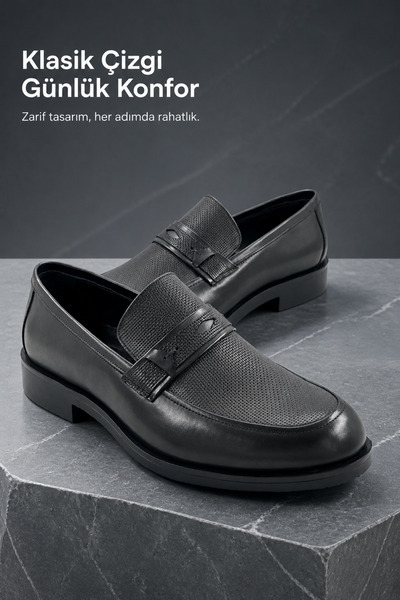 PATRICK CASSA Men's Genuine Leather Classic Casual Shoes