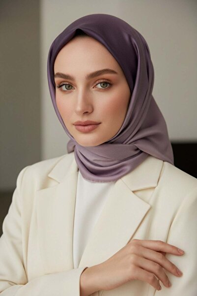 Vissona %100 Twill İpek Degrade Desenli Pudra Renkli 90x90 Eşarp Dikim Şekli ...