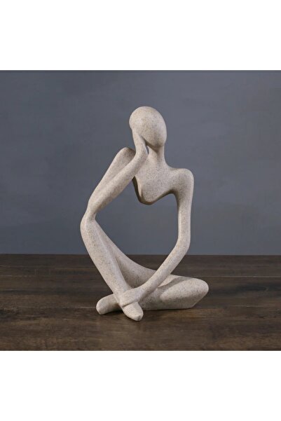 Choice sandstone Minimalist Human Contemplation Sculpture Figurine - High Qua...