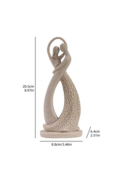Choice1 bl565 European-style Lovers' Sandstone Figurine, Resin Craft Home Dec...