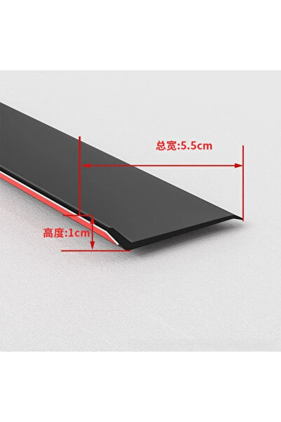 Choice1 1m 5.5cm black 1m Waterproof Self Adhesive Strip for Window Glass Doo...
