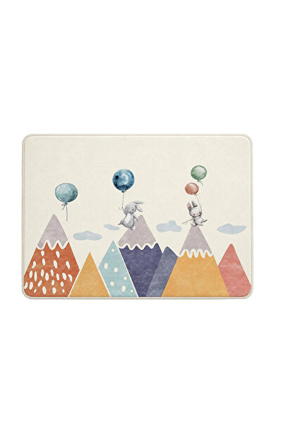 Factory Price Bunny and Hills Cushion Play Mat Rug – Soft Padded Carpet with ...