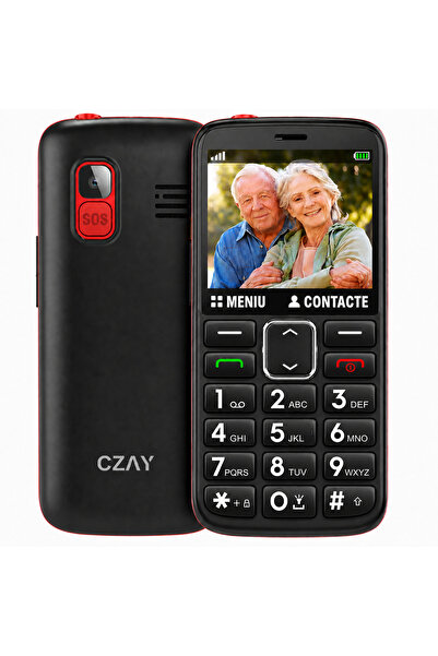 CZAY Telefon mobil pentru seniori, românesc, maghiar, ecran mare, color, came...
