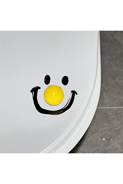 Choice YELLOW Contemporary Style Dopamine Smile Ball Toilet Lid Lifter, Round...